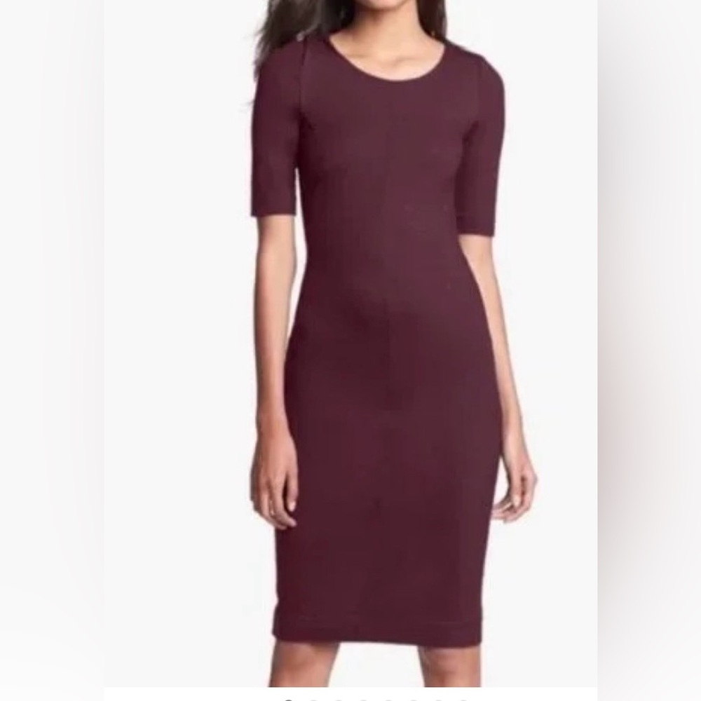 Diane Von Furstenberg DVF Raquel Quarter Sleeve Bodycon Dress Size P/XS